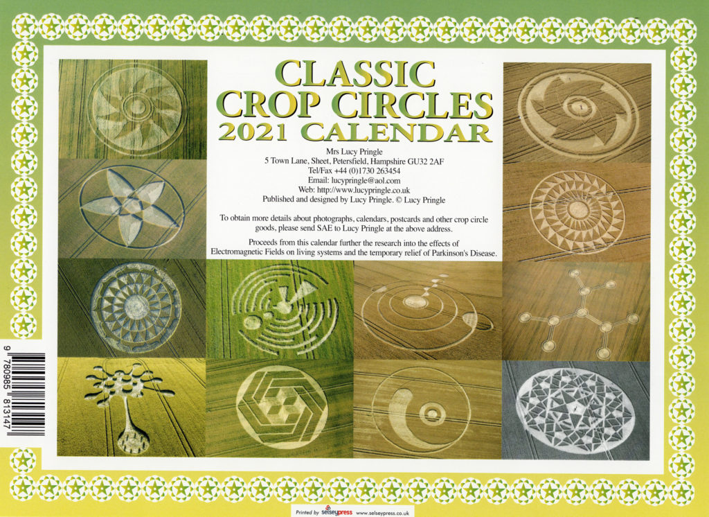 2021 Crop Circle Calendar UK Crop Circle Photography Lucy Pringle