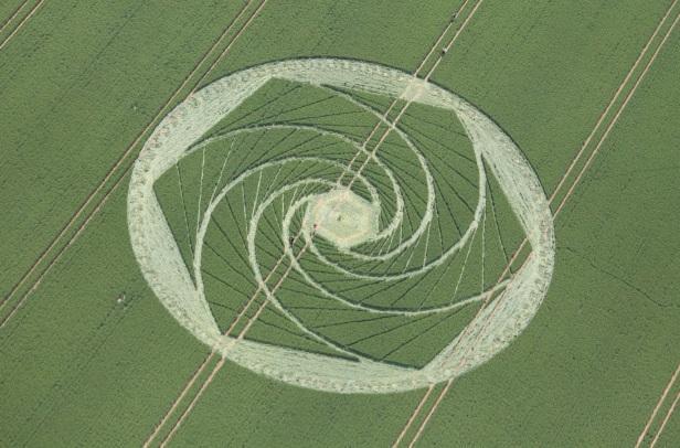 Galloping Along - Crop Circle Photographs and Tours ~ Lucy Pringle Famous Crop Circle